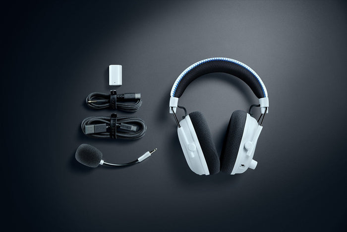 Razer BlackShark V3 Pro Kopfhörer Verkabelt & Kabellos Kopfband Gaming USB Typ-A Bluetooth Weiß