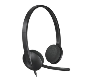 Logitech H340 USB Kopfhörer Kabelgebunden Kopfband Büro/Callcenter USB Typ-A Schwarz
