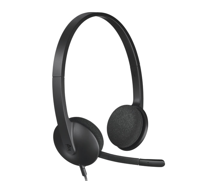 Logitech H340 USB Kopfhörer Kabelgebunden Kopfband Büro/Callcenter USB Typ-A Schwarz