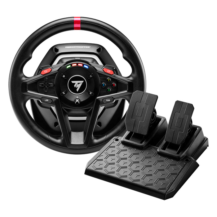 Thrustmaster T128 Schwarz USB Lenkrad + Pedale Analog / Digital PC, Xbox One, Xbox Series S, Xbox Series X, Xbox One X, Xbox One S