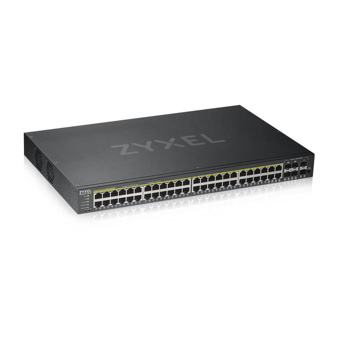 Zyxel GS1920-48HPV2 Managed Gigabit Ethernet (10/100/1000) Power over Ethernet (PoE) Schwarz