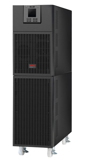 APC Easy UPS On-Line, 6kVA/6kW, Tower, 230V, Festverdrahteter 3-adriger (1P+N+E) Ausgang, Intelligenter Kartensteckplatz, LCD