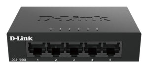 D-Link DGS-105GL/E Netzwerk-Switch Unmanaged Gigabit Ethernet (10/100/1000) Schwarz