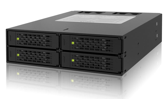 Icy Dock MB994SP-4SB-1 Hard Drive Backplane 13,3 cm (5.25") Carrier Panel Schwarz