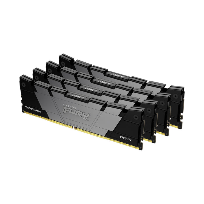 Kingston Technology FURY 64GB 3600MT/s DDR4 CL16 DIMM (4er-Kit) 1Gx8 Renegade Black