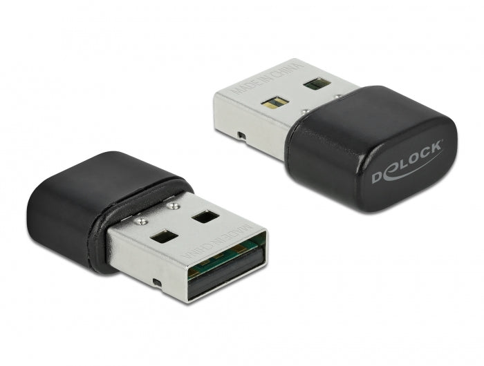 DeLOCK Bluetooth 4.2 und Dualband WLAN ac/a/b/g/n 433 Mbps USB Adapter