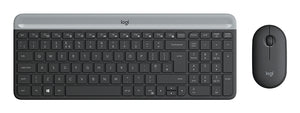 Logitech Slim MK470 Tastatur Maus enthalten Universal RF Wireless QWERTZ Deutsch Graphit