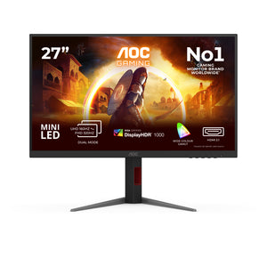 AOC G4 U27G4XM Computerbildschirm 68,6 cm (27") 3840 x 2160 Pixel 4K Ultra HD LED Schwarz, Rot