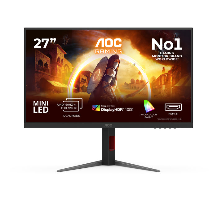 AOC G4 U27G4XM Computerbildschirm 68,6 cm (27") 3840 x 2160 Pixel 4K Ultra HD LED Schwarz, Rot