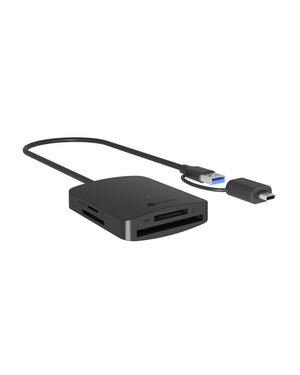 ICY BOX IB-CR302-CU3 Externer Multi Card Reader 4 in 1,(CF, TF, SD, microSD) mit USB 3.2 Gen 1 Type-C®+A Hostanschluss (