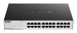 D-Link GO-SW-24G Unmanaged L2 Gigabit Ethernet (10/100/1000) 1U Schwarz