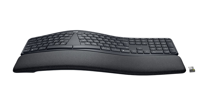 Logitech ERGO K860 Split for Business Tastatur Büro Bluetooth QWERTZ Deutsch Graphit