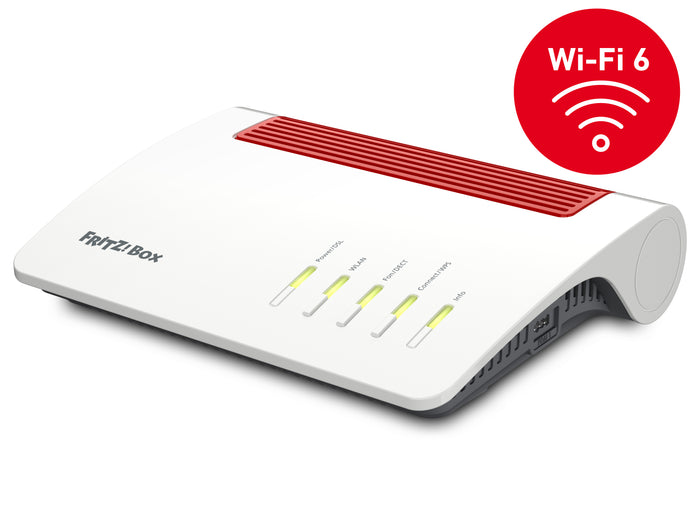 Box 7590 AX WLAN-Router Gigabit Ethernet Dual-Band (2,4 GHz/5 GHz) Weiß