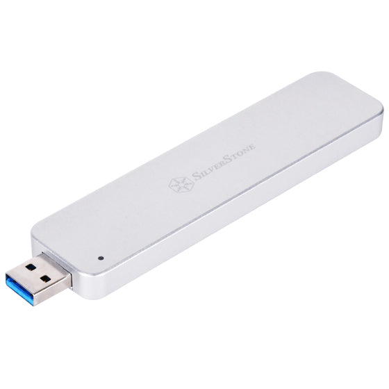 Silverstone MS09 SSD-Gehäuse Silber M.2