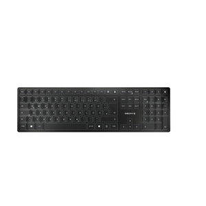 CHERRY KW 9100 SLIM Tastatur Universal RF Wireless + Bluetooth QWERTZ Deutsch Schwarz
