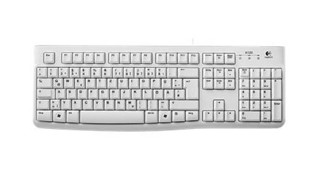 Logitech K120 for Business Tastatur Büro USB QWERTZ Deutsch Weiß
