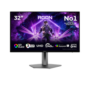 AOC AGON PRO AG326UZD2P Computerbildschirm 80 cm (31.5") 3840 x 2160 Pixel 4K Ultra HD QLED Schwarz