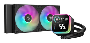 DeepCool LQ240 Prozessor Flüssigkeitskühlung 12 cm Schwarz 1 Stück(e)