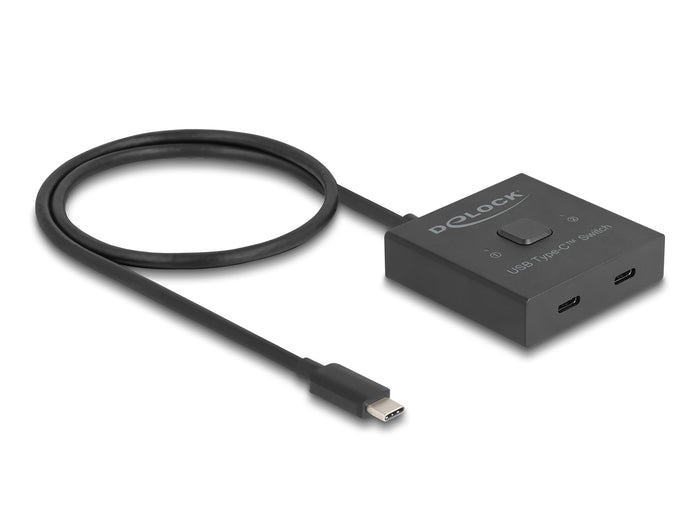 DeLOCK USB 10 Gbps USB Type-C Switch 2 auf 1 bidirektional 8K (18911)