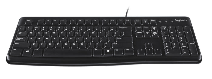 Logitech K120 for Business Tastatur Büro USB QWERTY US International Schwarz