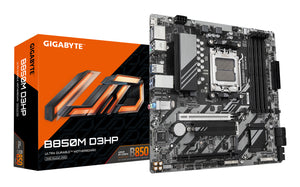 GIGABYTE B850M D3HP Motherboard - AMD Ryzen 9000 Series CPUs, 5+2+2 Phasen Digital VRM, bis zu 8200MHz DDR5 (OC), 1xPCIe