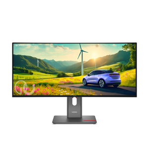 Lenovo ThinkVision P34WD-40 - LED monitor - curved - 34" - 3440 x 1440 @ 120 Hz - IPS - 350 cd/m² - 2000:1 - DisplayHDR 