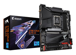 GIGABYTE Z790 AORUS ELITE AX Motherboard - Unterstützt Intel Core 14. Generation CPUs, 16*+2+1 Phasen Digital VRM, bis z