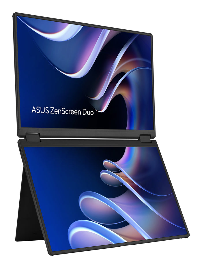 ASUS ZenScreen Duo MB14FCD Tragbarer Monitor Schwarz 35,6 cm (14") LCD 1920 x 1200 Pixel