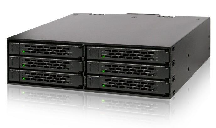 Icy Dock MB996SP-6SB Disk-Array 0 TB Schwarz