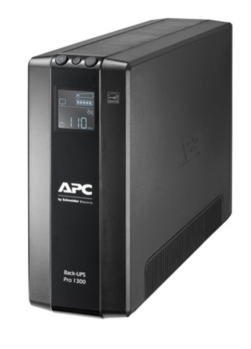 APC Back UPS Pro BR 1300 VA, 8 Ausgänge, AVR, LCD-Schnittstelle