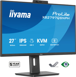 iiyama ProLite XB2797QSNPH-B1 Computerbildschirm 68,6 cm (27") 2560 x 1440 Pixel Quad HD LED Schwarz