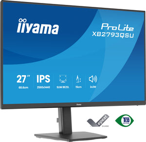 iiyama ProLite XB2793QSU-B1 Computerbildschirm 68,6 cm (27") 2560 x 1440 Pixel Quad HD LED Schwarz