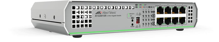 Allied Telesis AT-GS910/8-30 Netzwerk-Switch Unmanaged Gigabit Ethernet (10/100/1000) 1U Grau