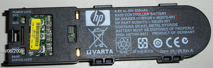 HPE 462976-001 Backup-Batterie für Speichergerät Nickel-Metallhydrid (NiMH) 650 mAh
