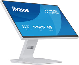 iiyama ProLite T2252MSC-W2AG Computerbildschirm 54,6 cm (21.5") 1920 x 1080 Pixel Full HD LCD Touchscreen Weiß