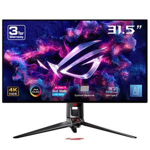 ASUS ROG Swift PG32UCDP Computerbildschirm 80 cm (31.5") 3840 x 2160 Pixel 4K Ultra HD OLED Schwarz