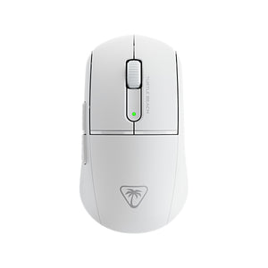 Turtle Beach Burst II Air – Kabellose 2,4-GHz-Gaming-Maus: ultraleichte 47 g, Optical Switches, symmetrisch, optischer Sensor, 26k DPI, Bluetooth, bis zu 120h Akkulaufzeit - Weiß