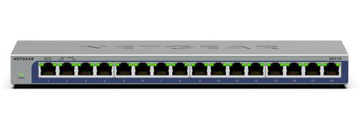 NETGEAR GS116 Unmanaged L2 Gigabit Ethernet (10/100/1000) Schwarz