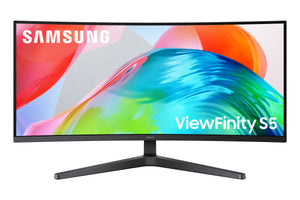 Samsung S55GH Computerbildschirm 86,4 cm (34") 3440 x 1440 Pixel UltraWide Quad HD LCD Schwarz