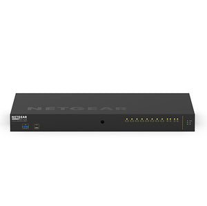 NETGEAR GSM4212UX Managed L2/L3 Gigabit Ethernet (10/100/1000) Power over Ethernet (PoE) 1U Schwarz