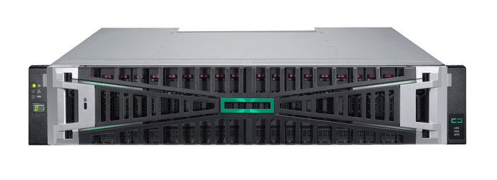 HPE MSA 2070 SFF 2x10/25GbE iSCSI 4-port Cntrl 12x1.92TB SSD 4x25Gb iSCSI XCVR 23TB Storage Array
