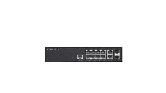 GS-2412 Managed L2+ Gigabit Ethernet (10/100/1000) Schwarz