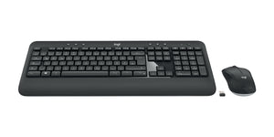 Logitech 920-008675 Tastatur Maus enthalten Universal RF Wireless QWERTZ Deutsch Schwarz