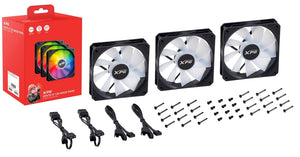 XPG VENTO 120 ARGB PWM (3er-Packung) Schwarz