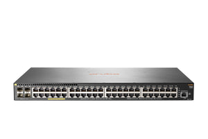 HPE Aruba Networking Aruba 2930F 48G PoE+ 4SFP+ Managed L3 Gigabit Ethernet (10/100/1000) Power over Ethernet (PoE) 1U Grau