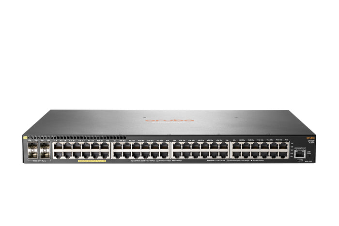 HPE Aruba Networking Aruba 2930F 48G PoE+ 4SFP+ Managed L3 Gigabit Ethernet (10/100/1000) Power over Ethernet (PoE) 1U Grau