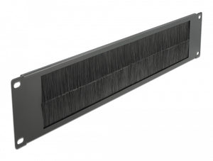 DeLOCK 19″ Kabelmanagement Bürstenleiste 2 HE schwarz