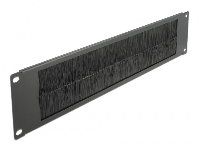 DeLOCK 19″ Kabelmanagement Bürstenleiste 2 HE schwarz