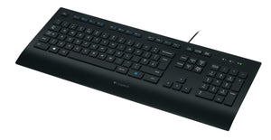 Logitech K280e for Business Tastatur Büro USB QWERTZ Deutsch Schwarz