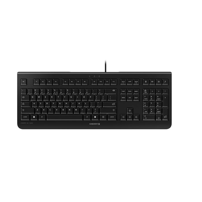 CHERRY KC 1000 Tastatur Büro USB QWERTY US Englisch Schwarz